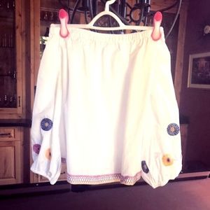 Off the shoulder shirt